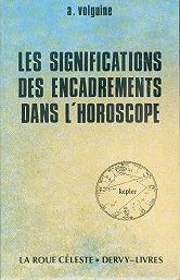 Les significations des encadrements dans l'horoscope, Alexandre Volguine